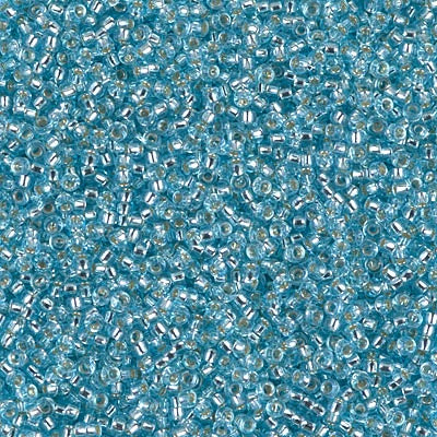 15-0018 - Blue Topaz  Transparent/Silver Lined 10 grams